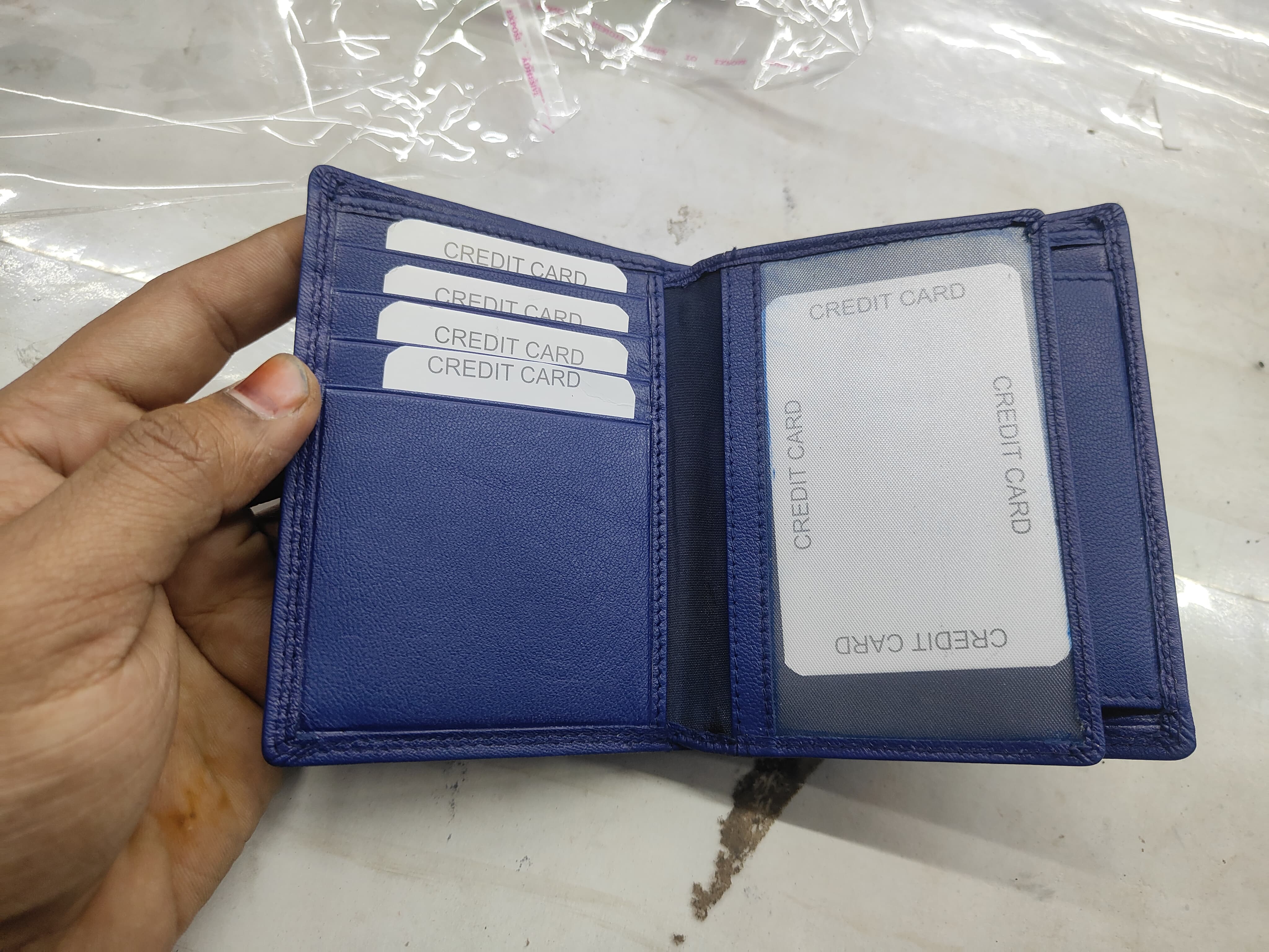 Premium Blue Wallet